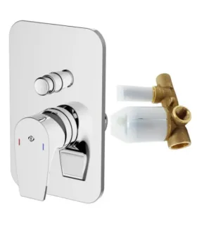 Miscelatore Incasso Doccia con Deviatore a 2 Vie "Bing"I TEOREMA I Ap shop