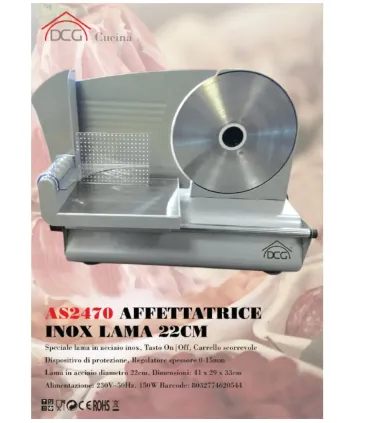 Affettatrice Inox " AS 2470" I Ap shop