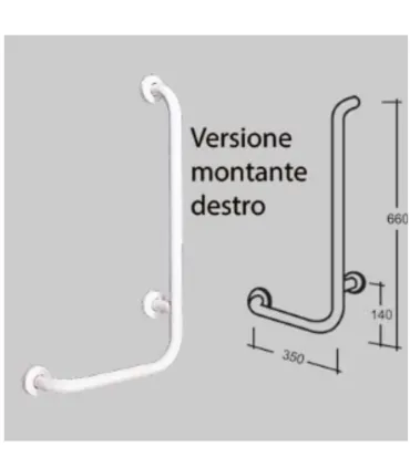 Corrimano con Montante BiancoI Ap shop
