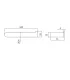 Portasalvietta a Muro "Artemis Gun Metal" I KARAG I Ap shop