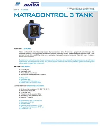 Press Control "Matracontrol" 3 Matra I MATRA I Ap shop