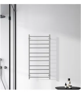 Termoarredo Scaldasalviette In Acciaio "Trumpet" Cromo