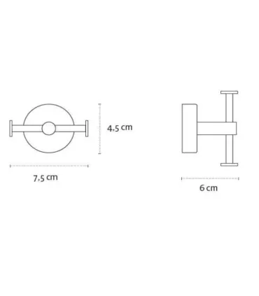 Appendino Doppio "MODERNO" 2222 scheda tecnica