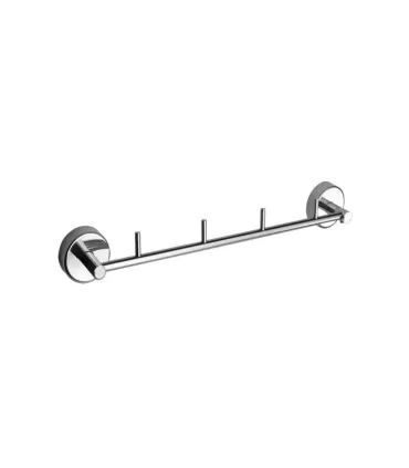 Appendino con 3 ganci "MODERNO" cromo