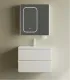 Mobile bagno sospeso con specchio e lavabo "SIMPLA 80"I KARAG I Ap shop