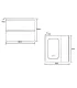 Mobile bagno sospeso con specchio e lavabo "SIMPLA 80"I KARAG I Ap shop
