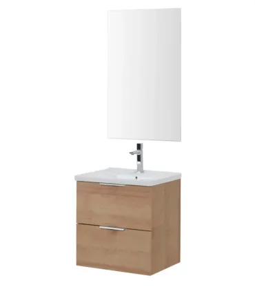 Mobile Bagno Sospeso "Rialto" 60 cm in nobilitato melaminico Rovere I Ap shop
