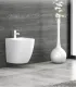 Bidet Sospeso "Milos" finitura Bianco Opaco