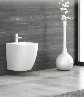 Bidet Sospeso "Milos" finitura Bianco Opaco