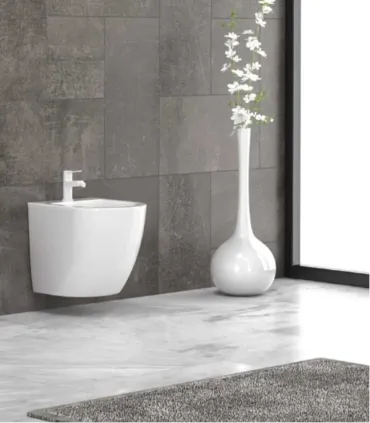 Bidet sospeso "MILOS" finitura bianco lucido I KARAG I Ap shop