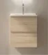 Mobile bagno sospeso in MDF con lavabo "ORIZON 60"I KARAG I Ap shop