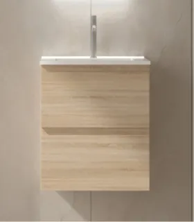 Mobile bagno sospeso in MDF con lavabo "ORIZON 60"I KARAG I Ap shop
