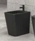 Bidet Filo Muro "LT" 53 cm Finitura Nero Opaco