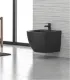 Bidet Sospeso "Milos" finitura Nero Opaco
