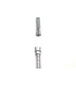 TUBO FLESSIBILE PER DOCCIA IN OTTONE CROMATO F 1/2" X F 3/8" CM 150