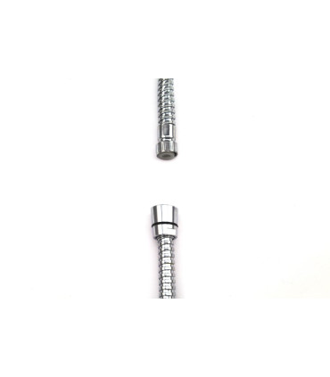 TUBO FLESSIBILE PER DOCCIA IN OTTONE CROMATO F 1/2" X F 3/8" CM 150