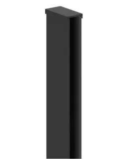 Profilo Muro per Box Doccia "Flora 200" Nero I KARAG I Ap shop