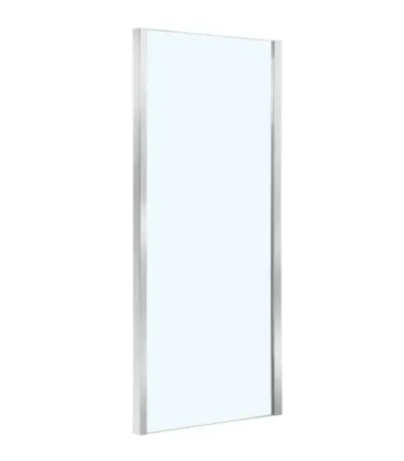 Lato Fisso Box Doccia "Tinos" 100 Cromo in Cristallo Trasparente 8 mm