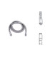 TUBO FLESSIBILE PER DOCCIA IN OTTONE CROMATO MM 15/1 X 15/1 CM 150 PER RUBINETTERIE SIGNORINI