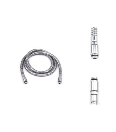TUBO FLESSIBILE PER DOCCIA IN OTTONE CROMATO MM 15/1 X 15/1 CM 150 PER RUBINETTERIE SIGNORINI