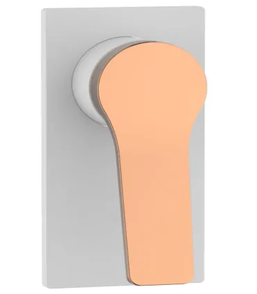 Miscelatore Incasso Doccia "Andare Bianco-Rose Gold"