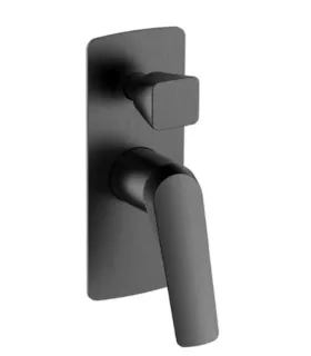 Miscelatore Incasso Doccia Con Deviatore  A 2 Vie "Lea Gun Metal"