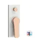 Miscelatore Incasso Doccia Con Deviatore A 2 Vie "Andare Bianco-Rose Gold"