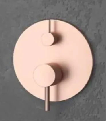 Miscelatore Incasso Doccia A 2 Vie "Artemis Rose Gold"