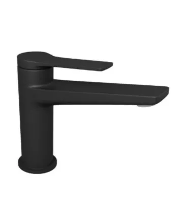 Rubinetto Miscelatore Monocomando Lavabo In Nero Matt Opaco