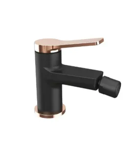 Miscelatore Bidet "andare Nero-rose Gold"