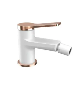 Miscelatore Bidet "andare Bianco-rose Gold"