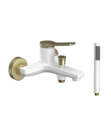 Miscelatore Vasca "Andare Bianco-Bronze"