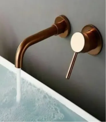 Miscelatore Lavabo Da Incasso "Artemis Rose Gold"