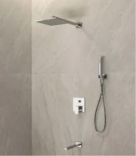 Set Miscelatore Doccia A 5 Vie "delos Cromo"