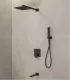 Set Miscelatore Doccia A 5 Vie "delos Nero"