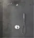 Set Miscelatore Doccia A 3 Vie "artemis Inox Satinato"