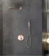 Set Miscelatore Doccia A 4 Vie "artemis Rose Gold"