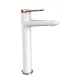 Miscelatore Lavabo Alto "andare Bianco-rose Gold"