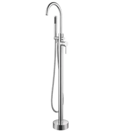 Miscelatore Da Terra Per Vasca Freestanding "artemis Cromo"