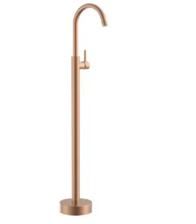 Miscelatore Da Terra Per Lavabo Freestanding "artemis Rose Gold"