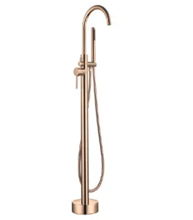 Miscelatore Da Terra Per Vasca Freestanding "artemis Rose Gold"