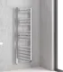 Scaldasalviette Bagno "Nile" 118x45 Interasse 40 Dritto In Acciaio Finitura Cromo
