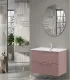 Mobile Bagno Sospeso "Burano" 80cm in mdf e pvc cannettato