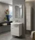 Composizione Bagno "Stella" 55cm in Nobilitato Melaminico Grigio