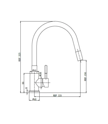 Miscelatore Lavello "Linux Fw21C116" Cromo-Bianco I Karag I Ap shop