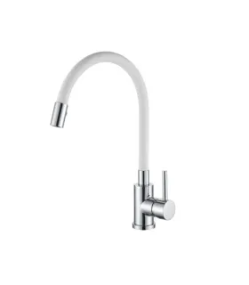 Miscelatore Lavello "Linux" Cromo-Bianco