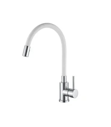 Miscelatore Lavello "Linux" Cromo-Bianco