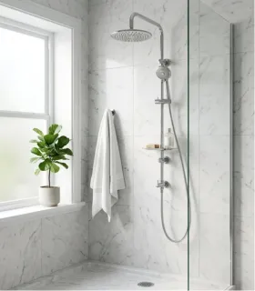 Colonna Doccia Con Soffione Tondo "Easy" Jacuzzi