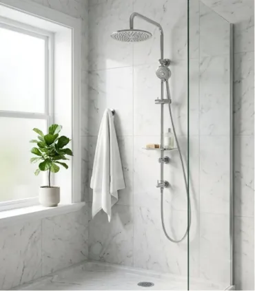 Colonna Doccia Con Soffione Tondo "Easy" Jacuzzi