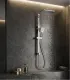 Colonna Asta Saliscendi Doccia Fissa " Vasileia " Con Soffione Tondo In Abs